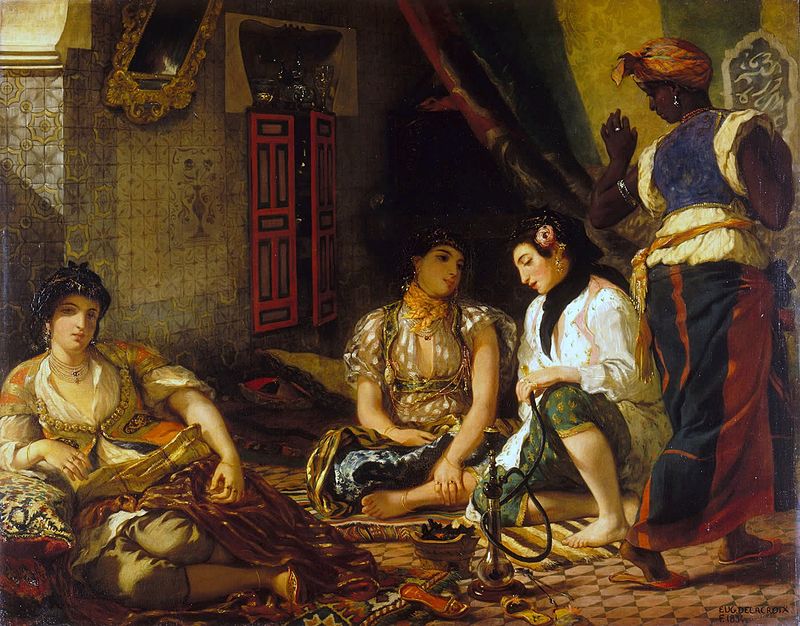 Eugene Delacroix. The Women of Algiers
